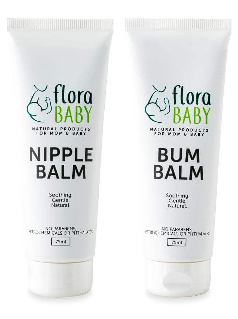 floraBABY Nipple & Bum Balm combo