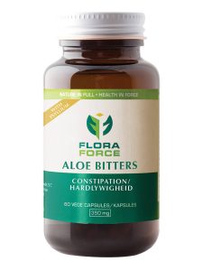 Flora Force Aloe Bitters (with Psyllium) capsules bottle