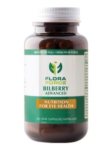 Flora Force Bilberry Advanced capsules bottle